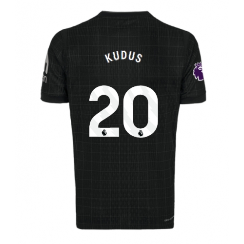 Billige Fotballdrakt Tottenham Hotspur Mohammed Kudus #20 Replika Bortedrakt 2025-26 Kortermet Billige Fotballdrakt Tottenham Hotspur Mohammed Kudus #20 Replika Bortedrakt 2025-26 Kortermet